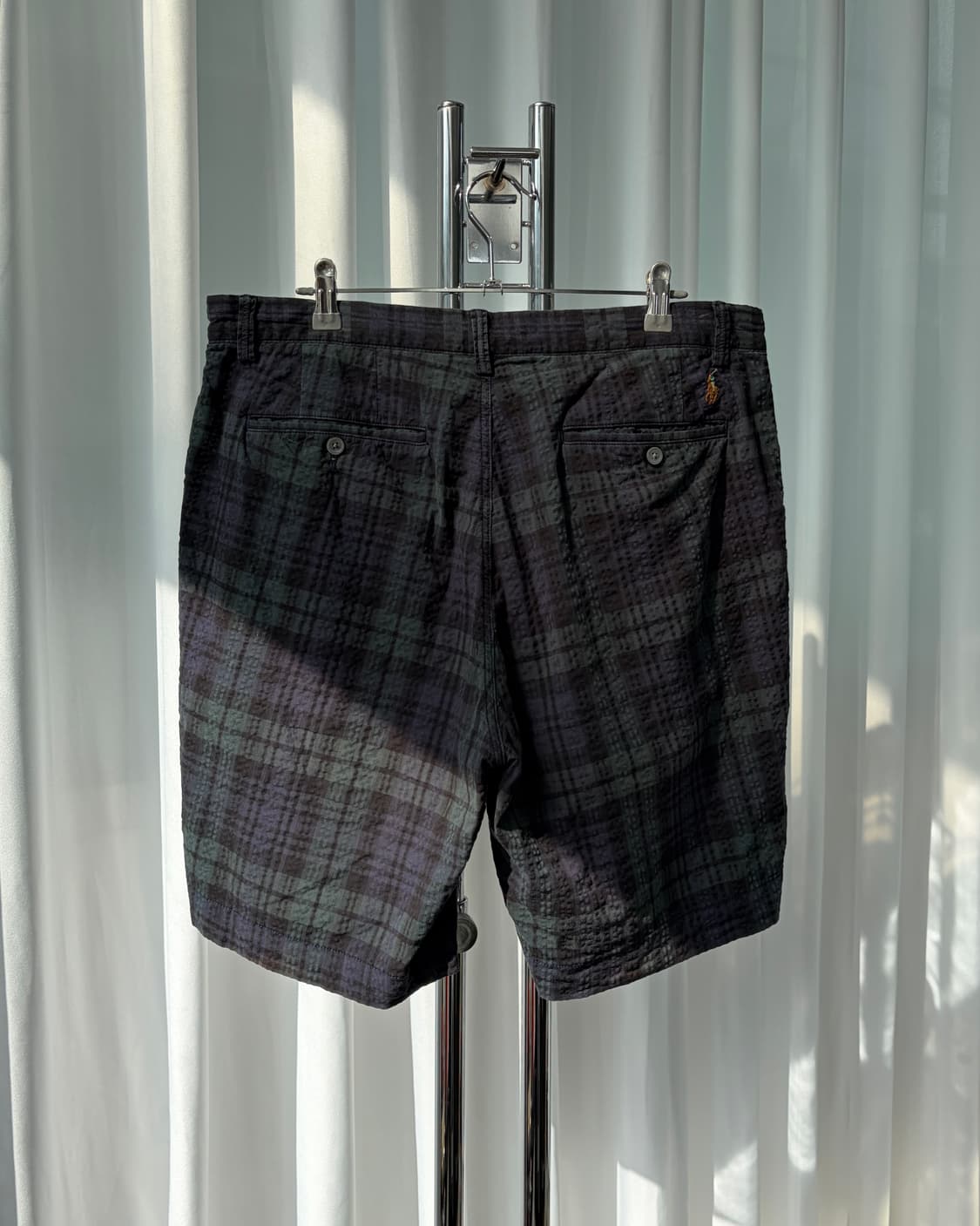 [34인치]폴로 랄프로렌 타탄체크 시어서커 하프 팬츠 상품이미지2