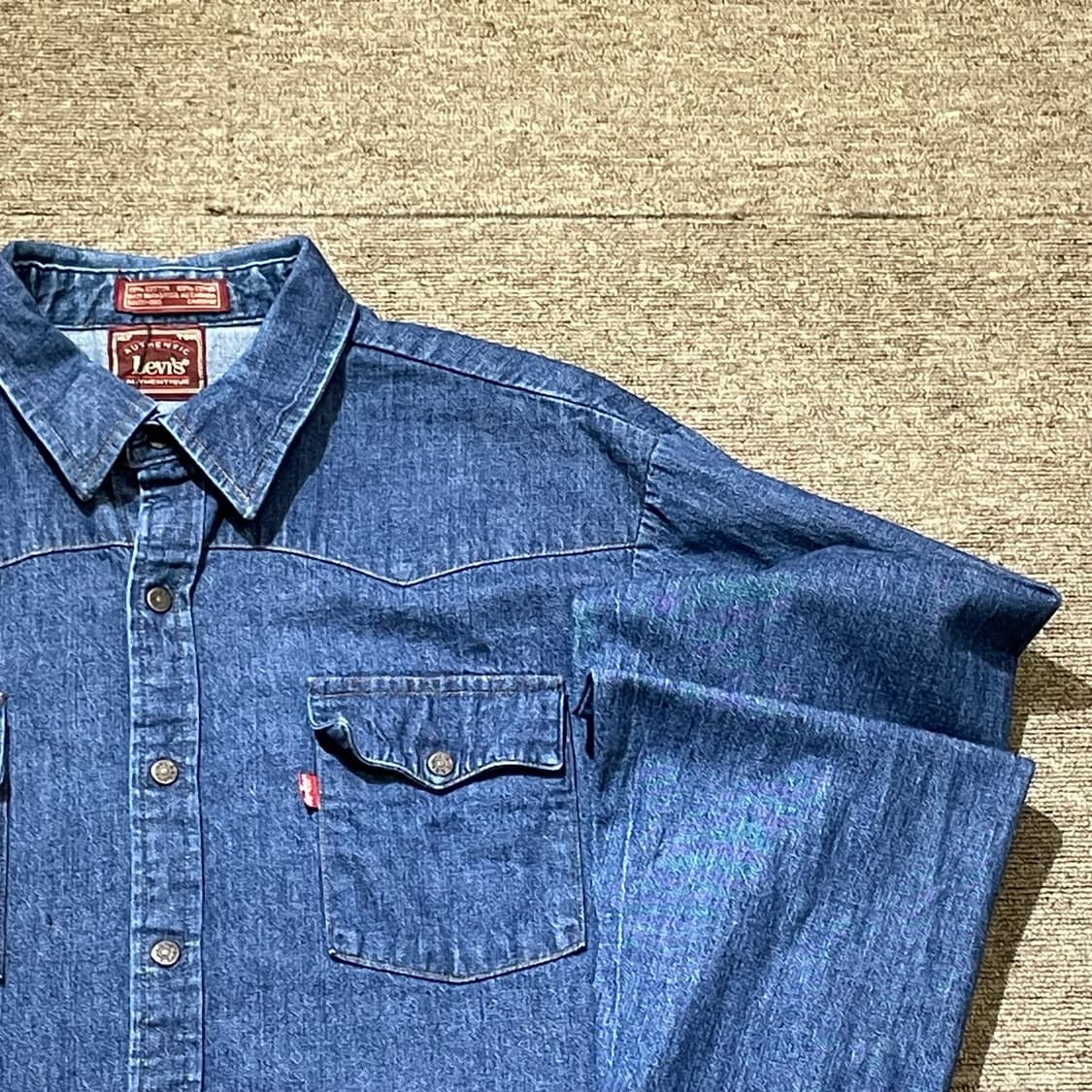 (XL) Levi's 리바이스 코튼 데님 셔츠 상품이미지4