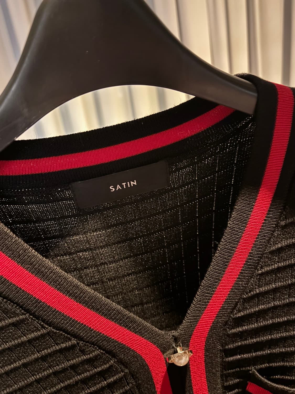 백화점 샤틴 니트 원피스 상품이미지5