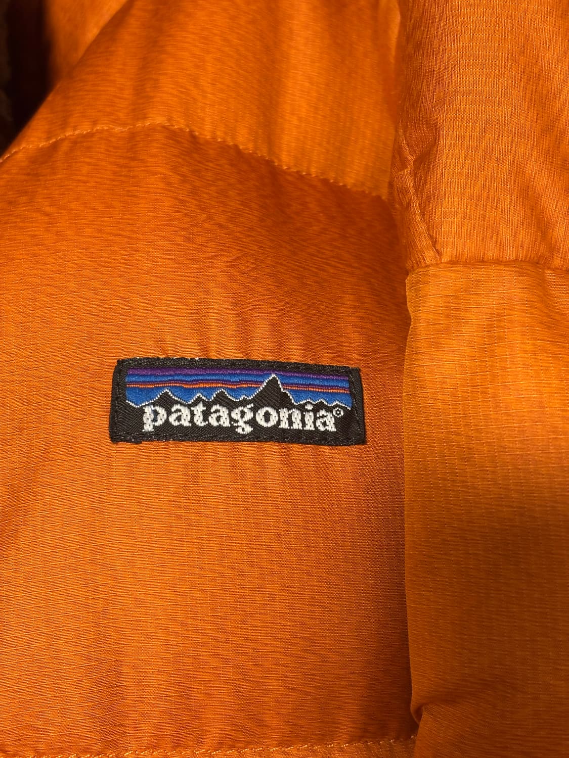 [XL] 파타고니아 패커블 구스다운 자켓 패딩 _ 오렌지 판매 상품이미지4