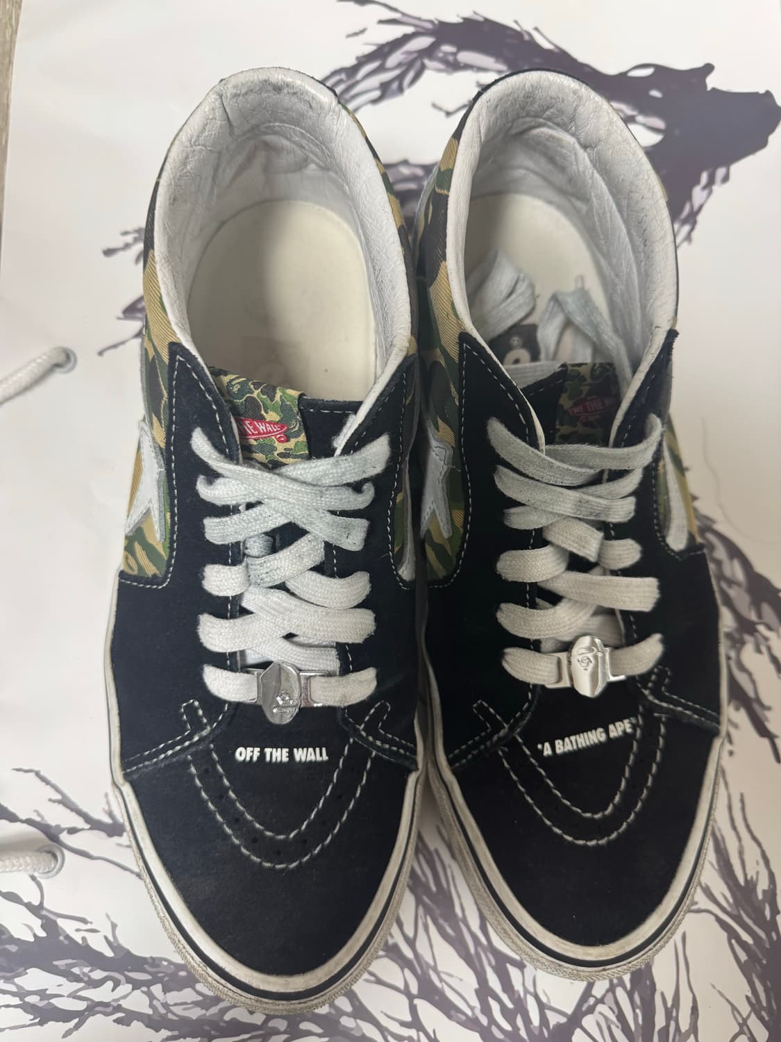 반스 x 베이프 스케이트 미드 270 상품이미지2