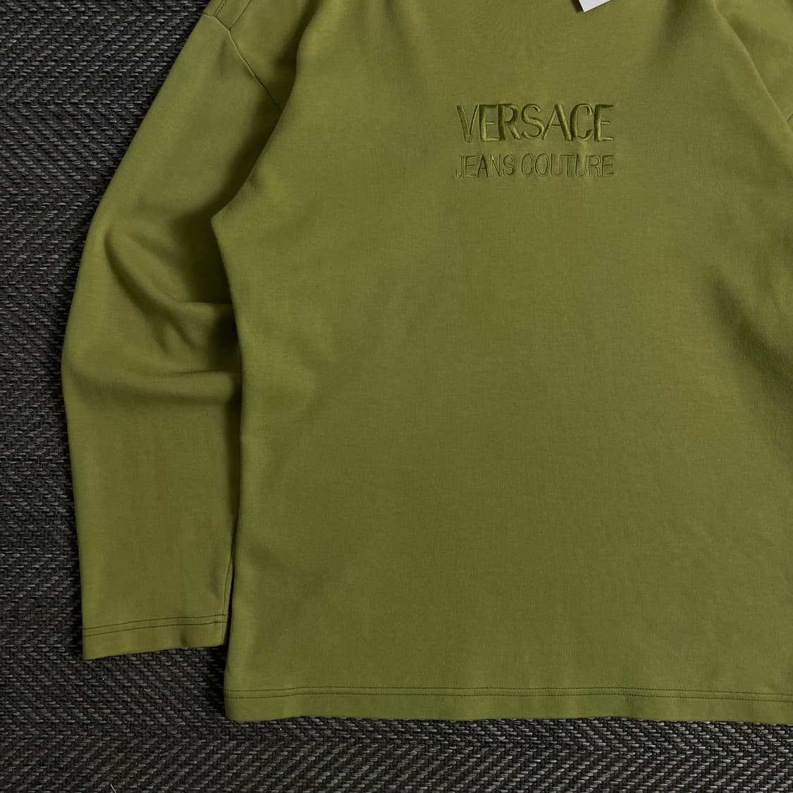 90s 베르사체 빅로고 아카이브 타이트핏 롱슬리브o 3110 상품이미지2