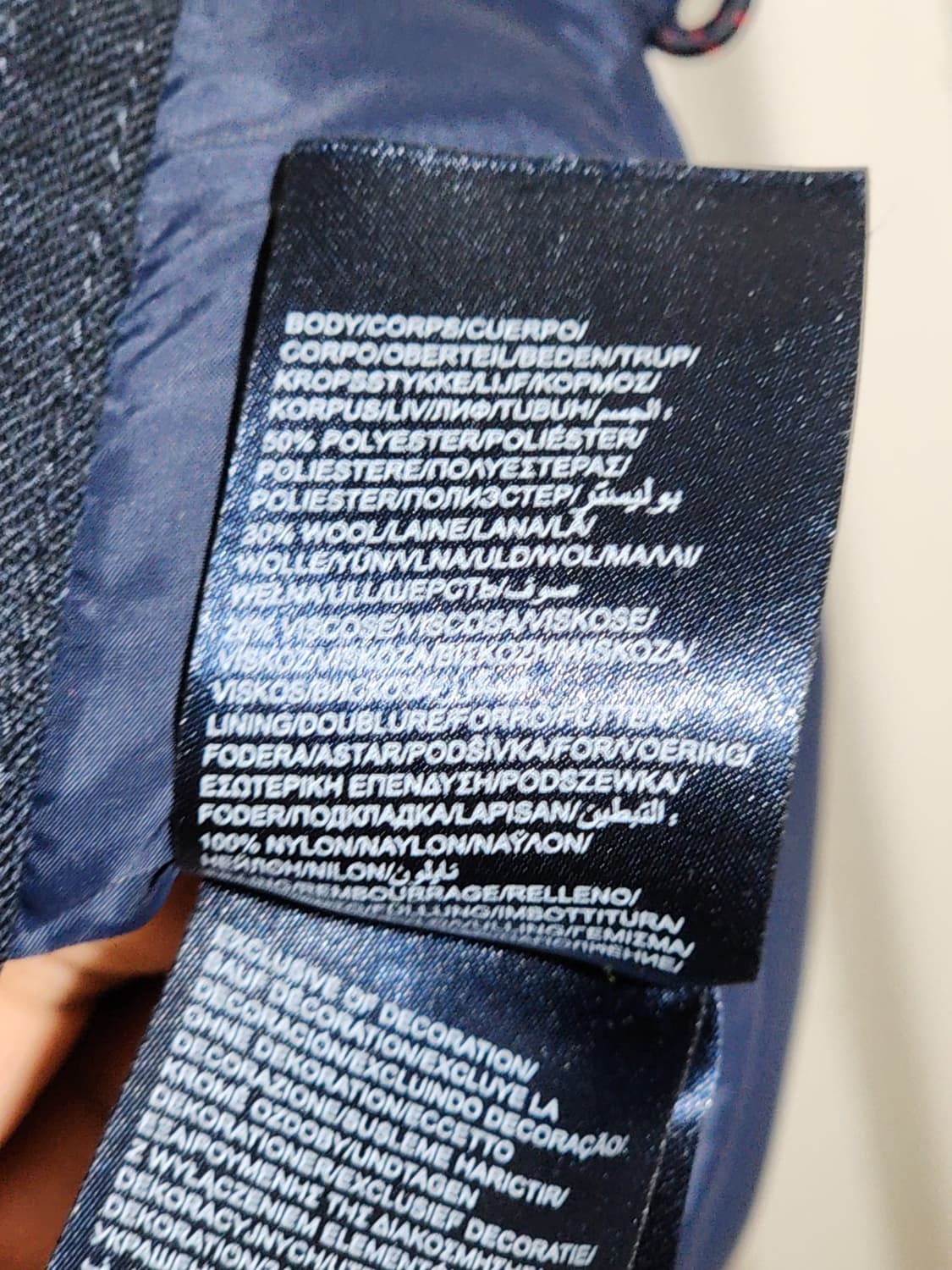 (L) 타미힐피거 패딩조끼 네이비 후드탈부착 토미 베스트  상품이미지6