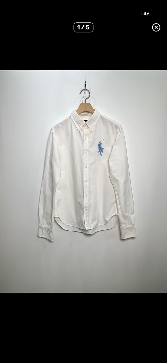 폴로 랄프로렌 화이트 옥스포드 셔츠 상품이미지1