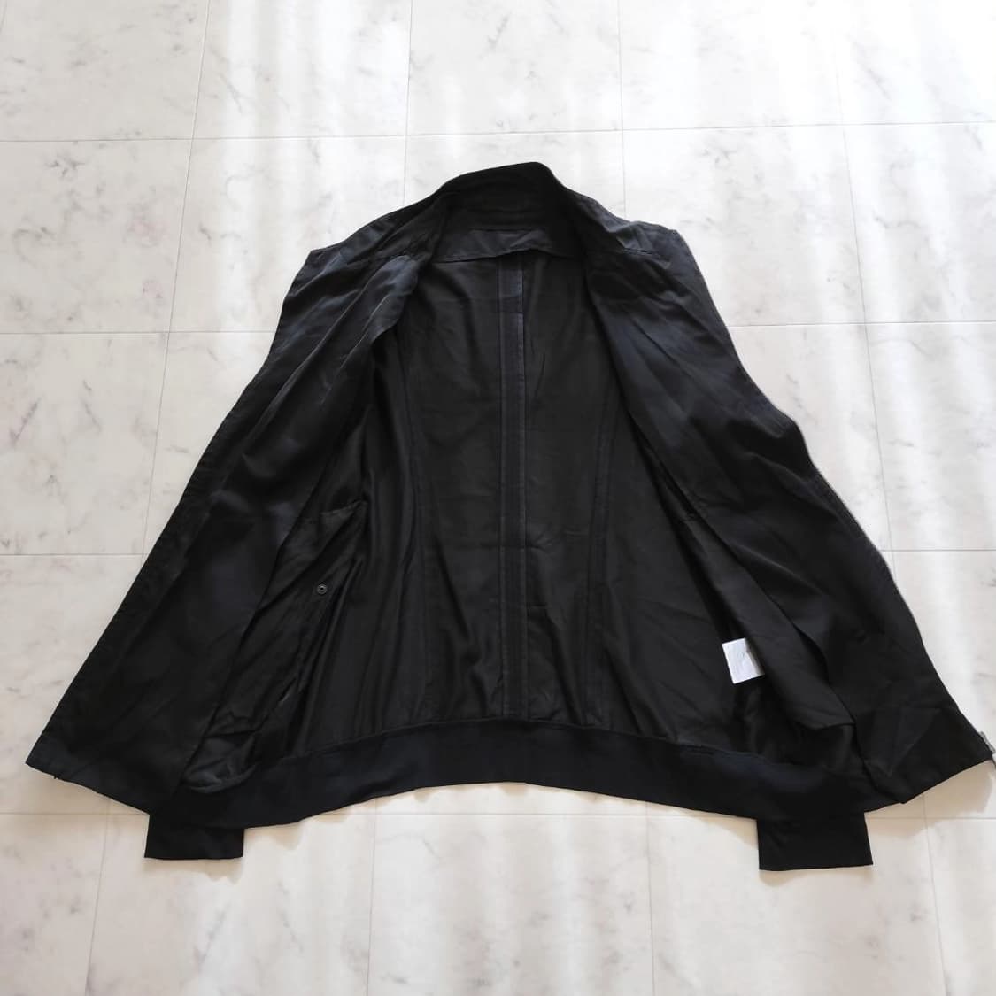 율리우스 매트 새틴 라이더스 집업 블루종 상품이미지3