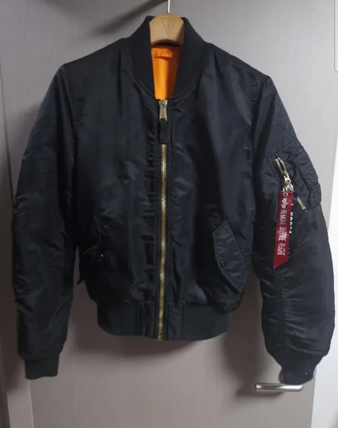 알파 인더스트리 MA-1 블루종 점퍼, S 상품이미지1