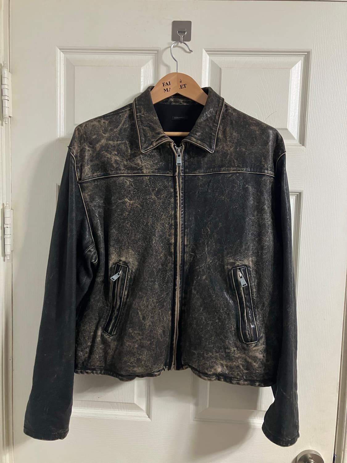 fading market 가죽 자켓 상품이미지1