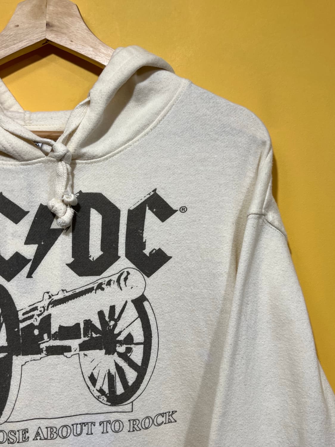 ACDC 캐논 프린팅 빈티지 밴드 후드티셔츠 상품이미지2