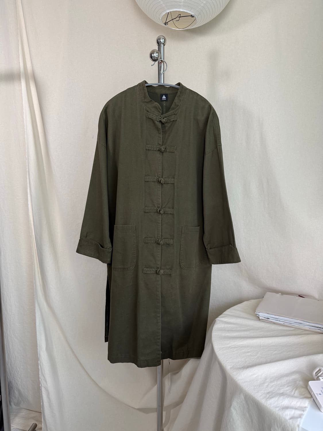 Merlot China Button Coat 상품이미지3