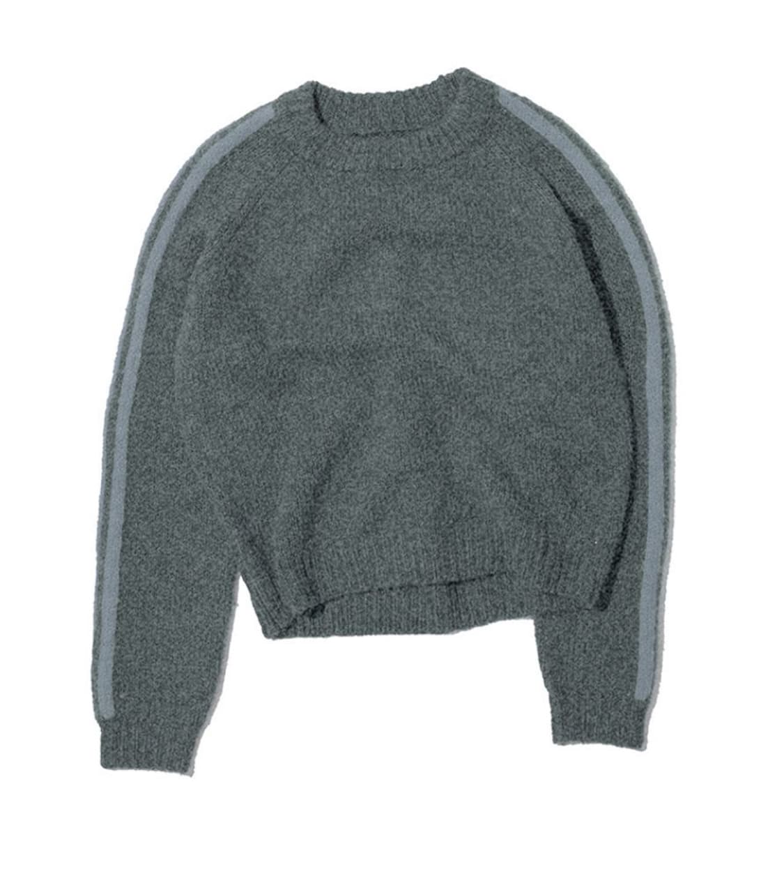 파르티멘토 니트 스웨터 차콜 상품이미지1