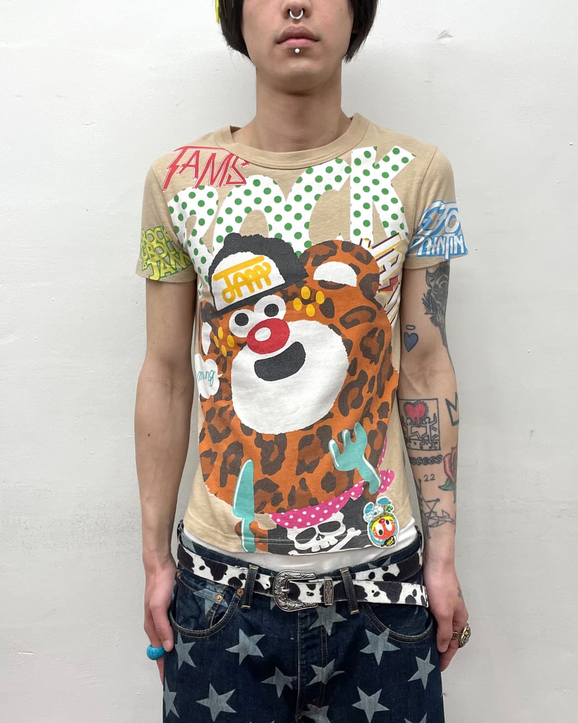 JAM Rock Tiger Dot Beige T-Shirt  상품이미지1