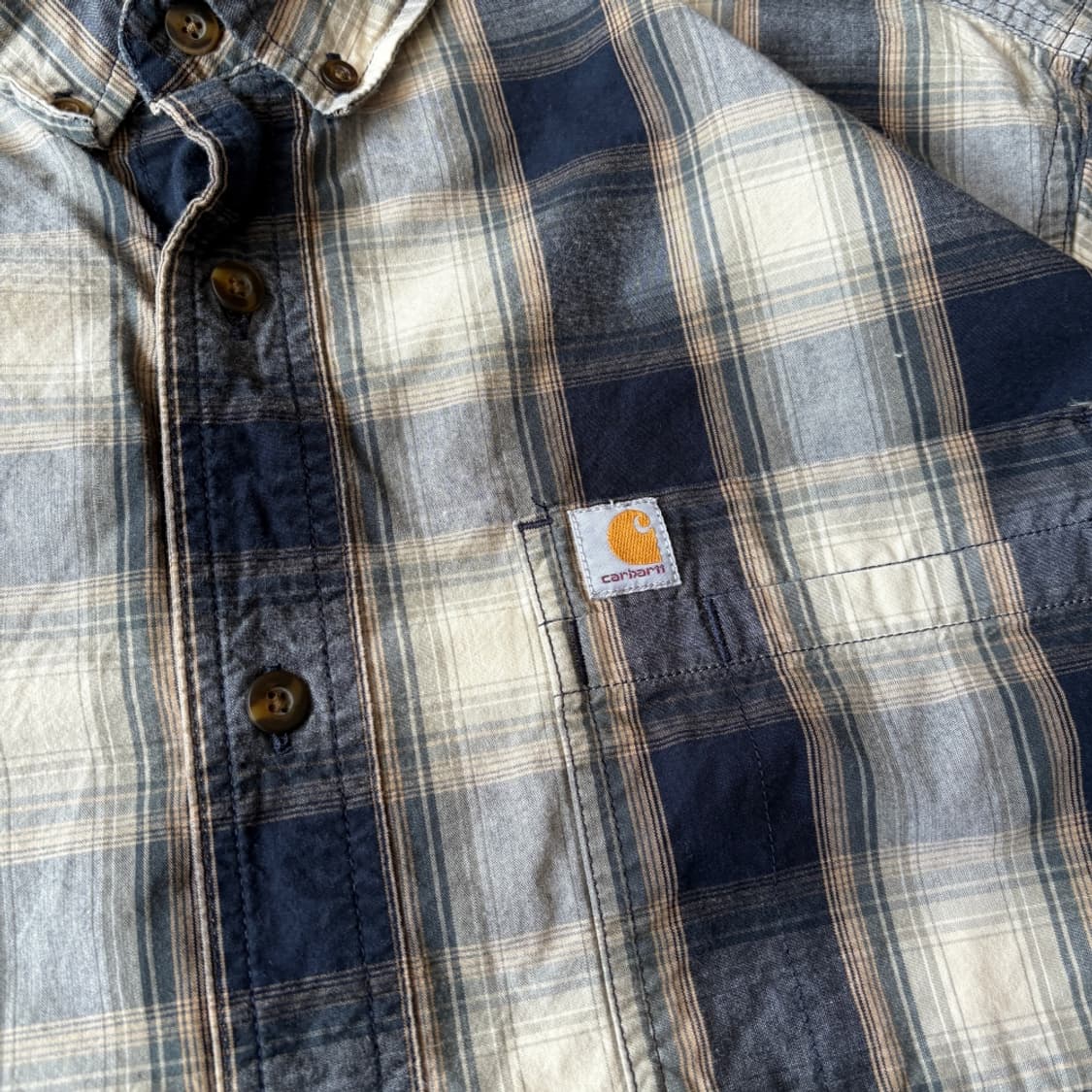 칼하트 오리지널 체크 긴팔 셔츠 상품이미지5