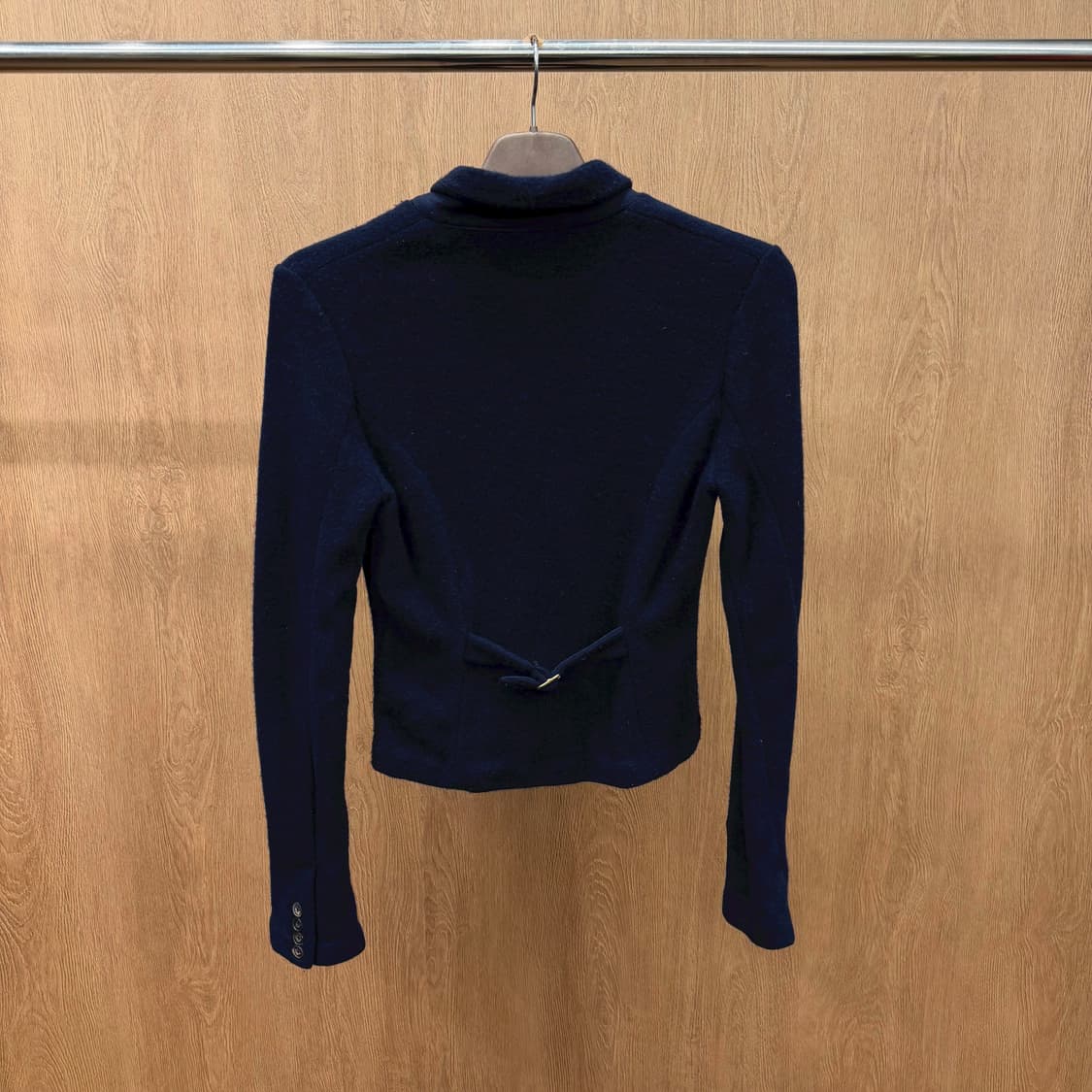 폴로 랄프로렌 울 테일러드 자켓 스탠드 카라 디테일 슬림핏 네이비 상품이미지3