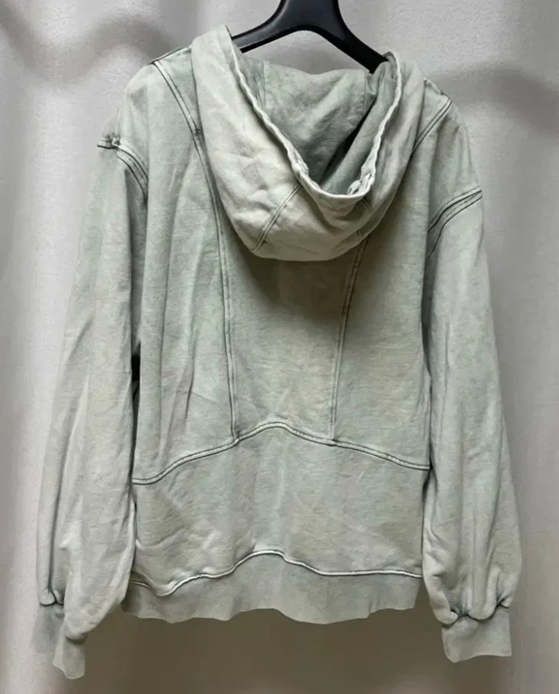 (W) 미스치프 블리치드 풀오버 후드 블리치드 카키 상품이미지2