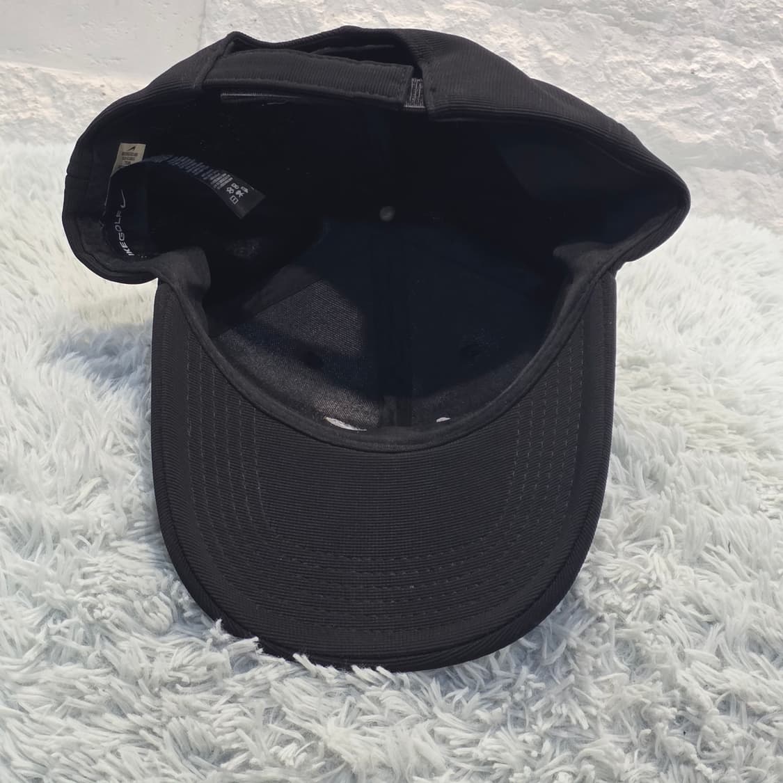 p6-9:나이키 골프 스우시 클래식 캡 블랙 (56-60) 상품이미지4