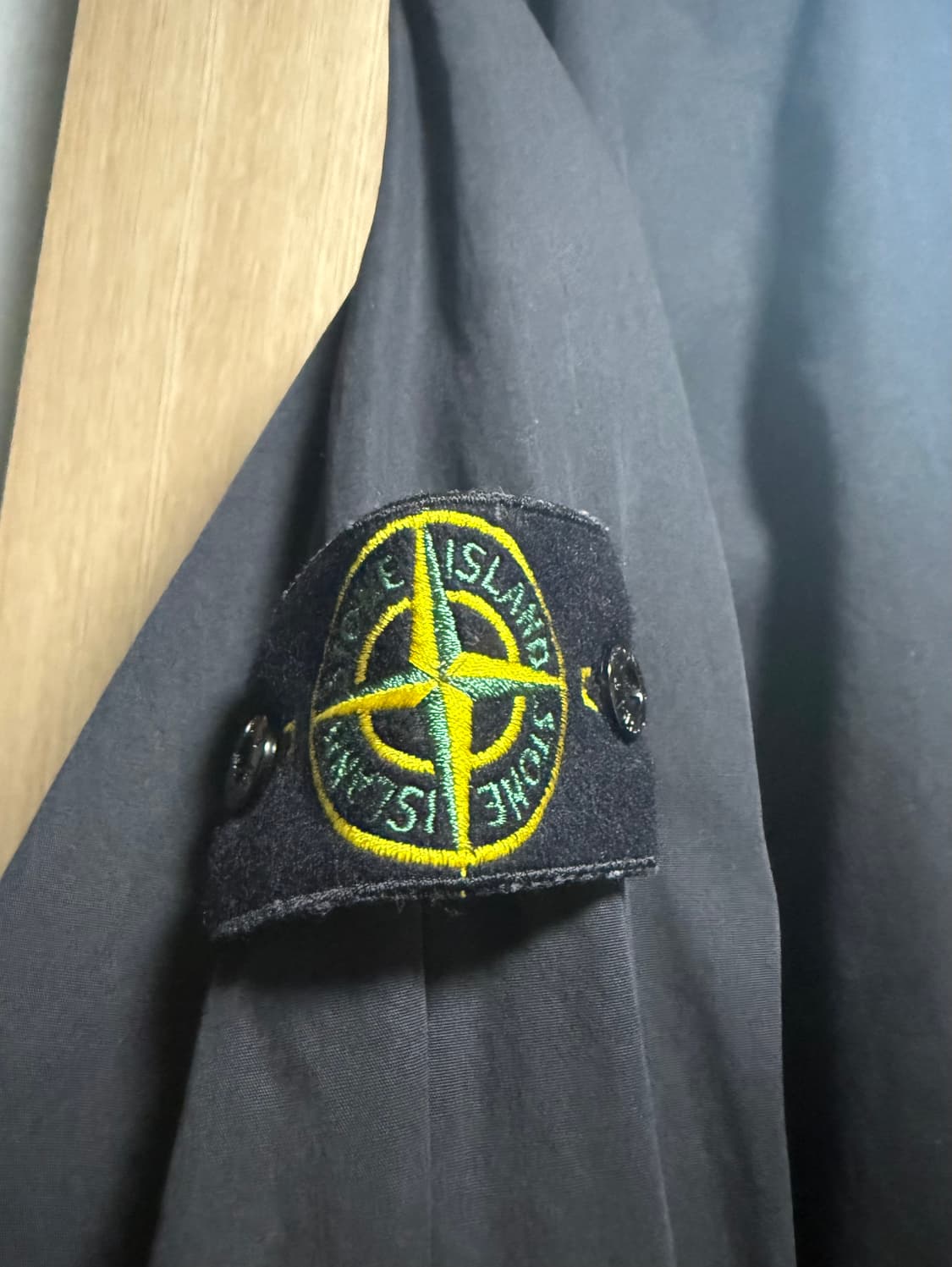 스톤아일랜드 올드이펙트 오버셔츠 블랙 21fw XL 상품이미지3