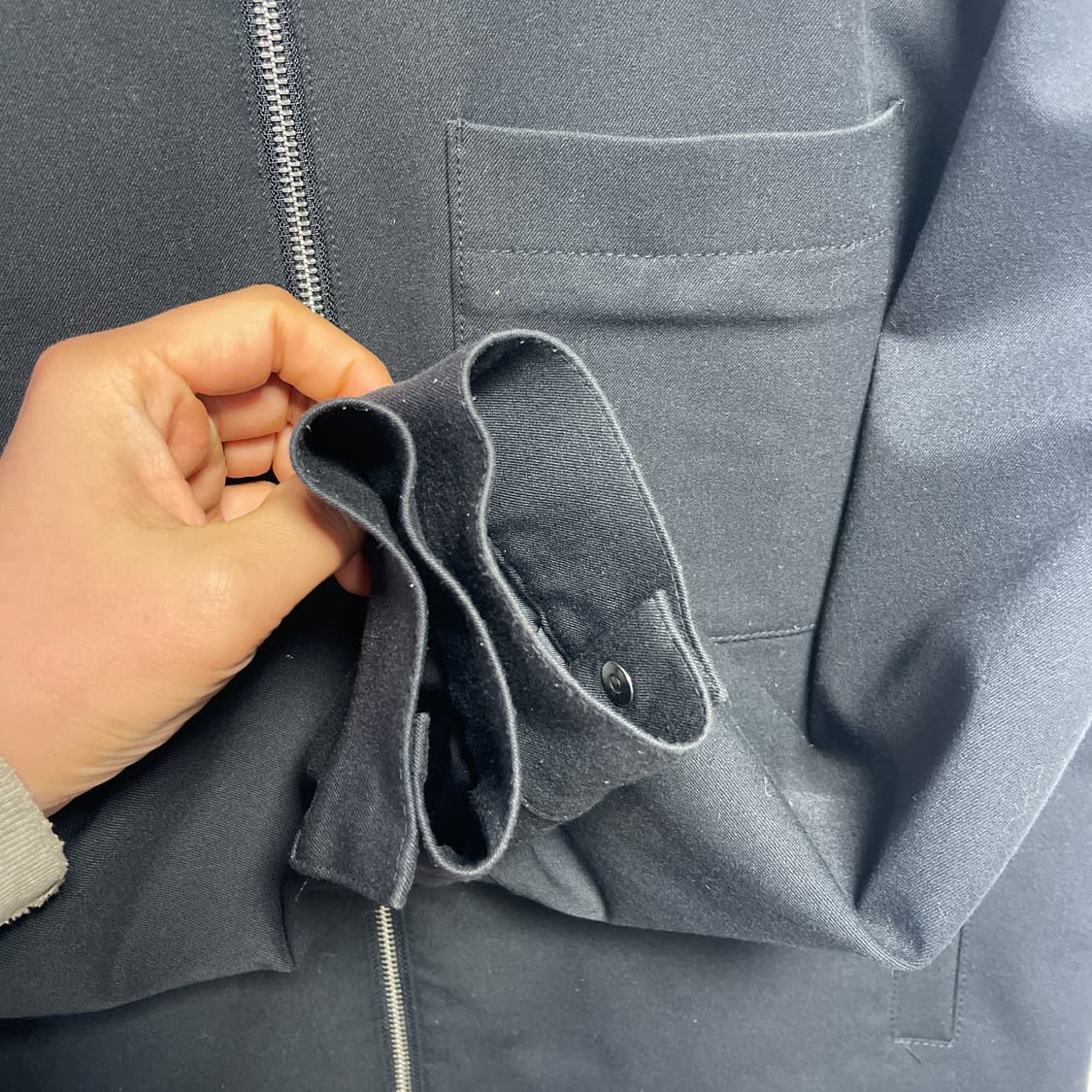 무신사스탠다드 항공 점퍼/블루종/MA-1 다크 그레이 상품이미지7