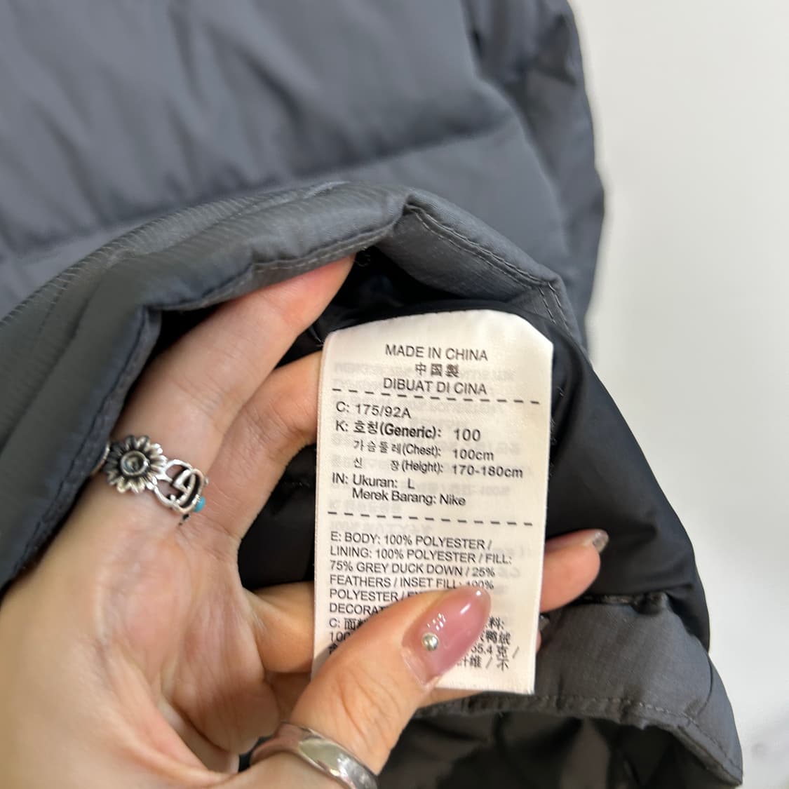 나이키 남성 오리털 패딩 100  상품이미지5