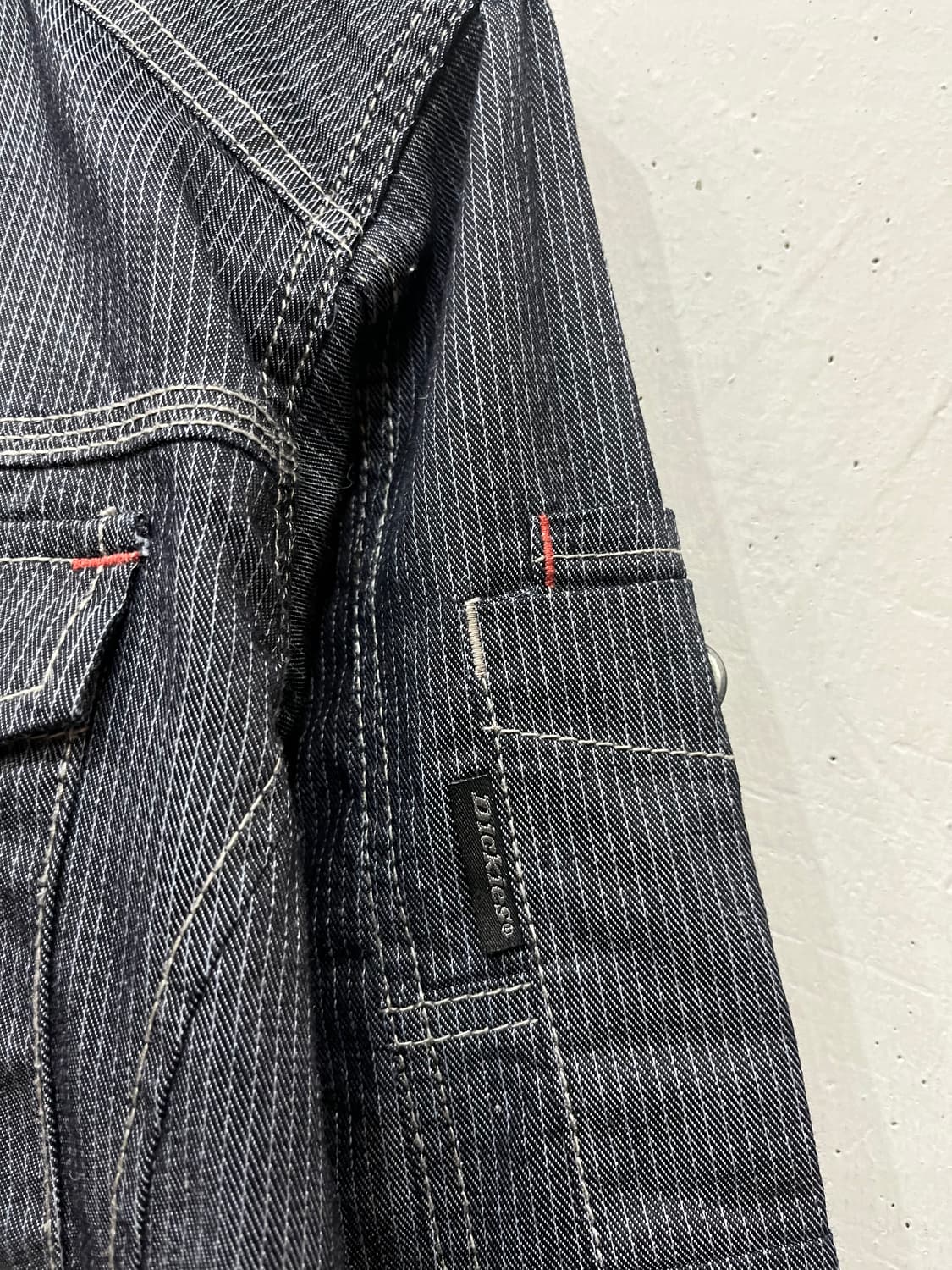 디키즈 핀스트라이프 스트레치 워크자켓 M 상품이미지3