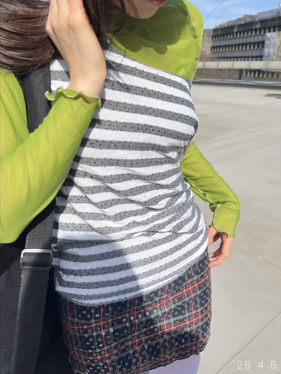 Sparkling Striped Tee 스파클링 스트라이프 티 상품이미지1