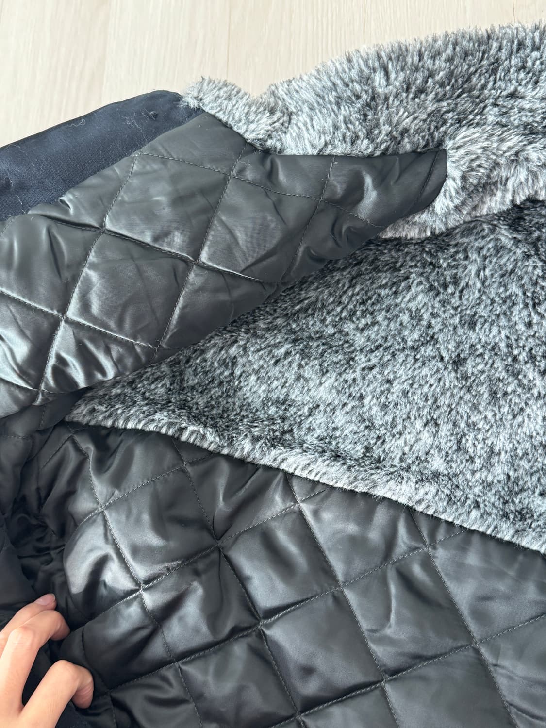 Mmlg 네이비 누빔 자켓 상품이미지3