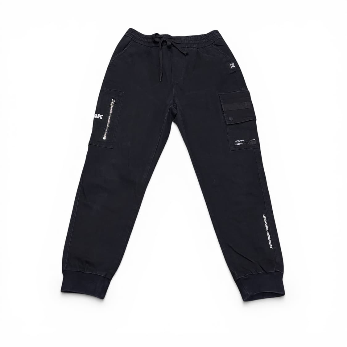 S 라이프워크 블랙 카고 조거팬츠 상품이미지1