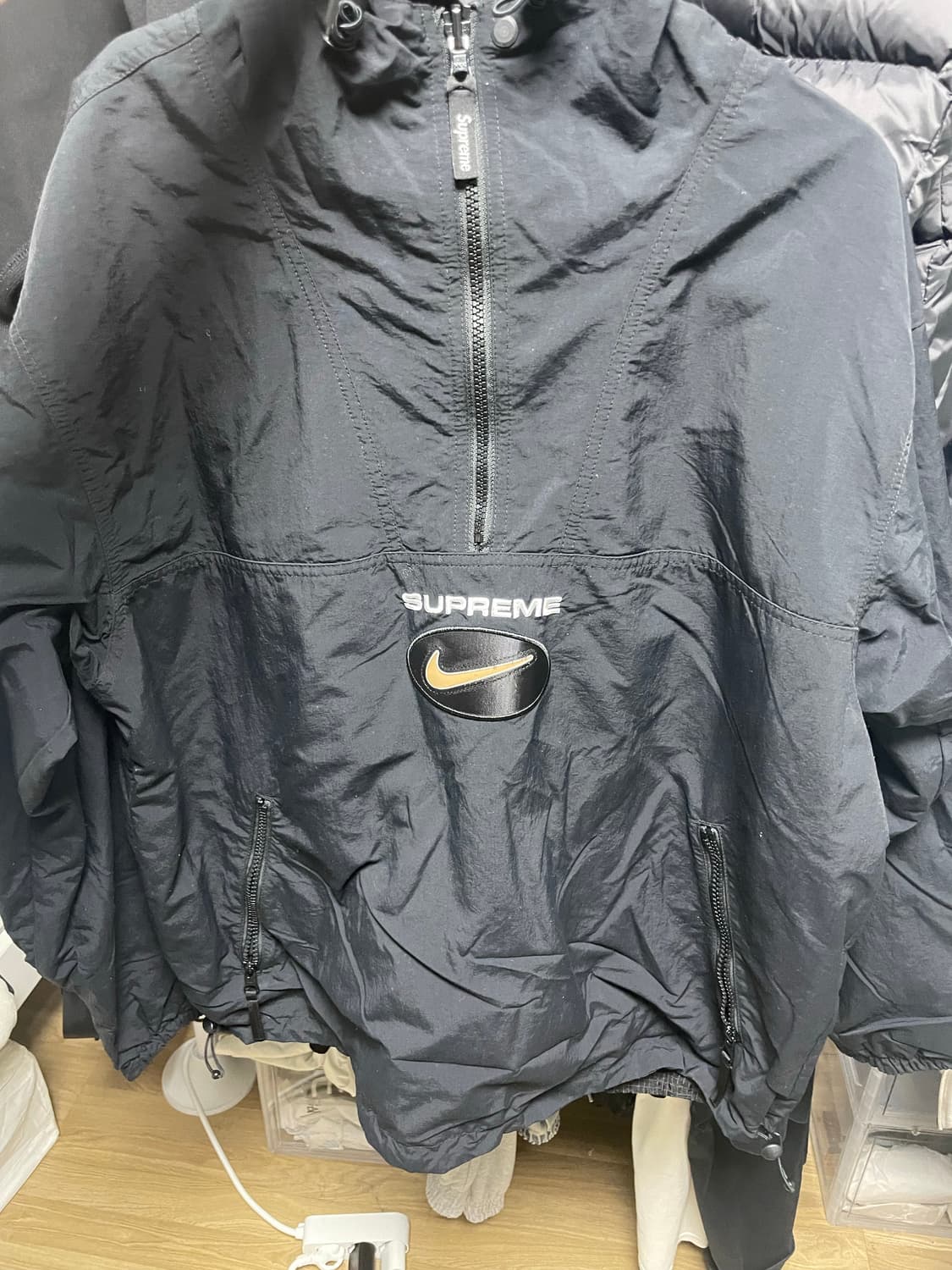 20FW 슈프림x나이키 쥬얼리 아노락 블랙 M 상품이미지1