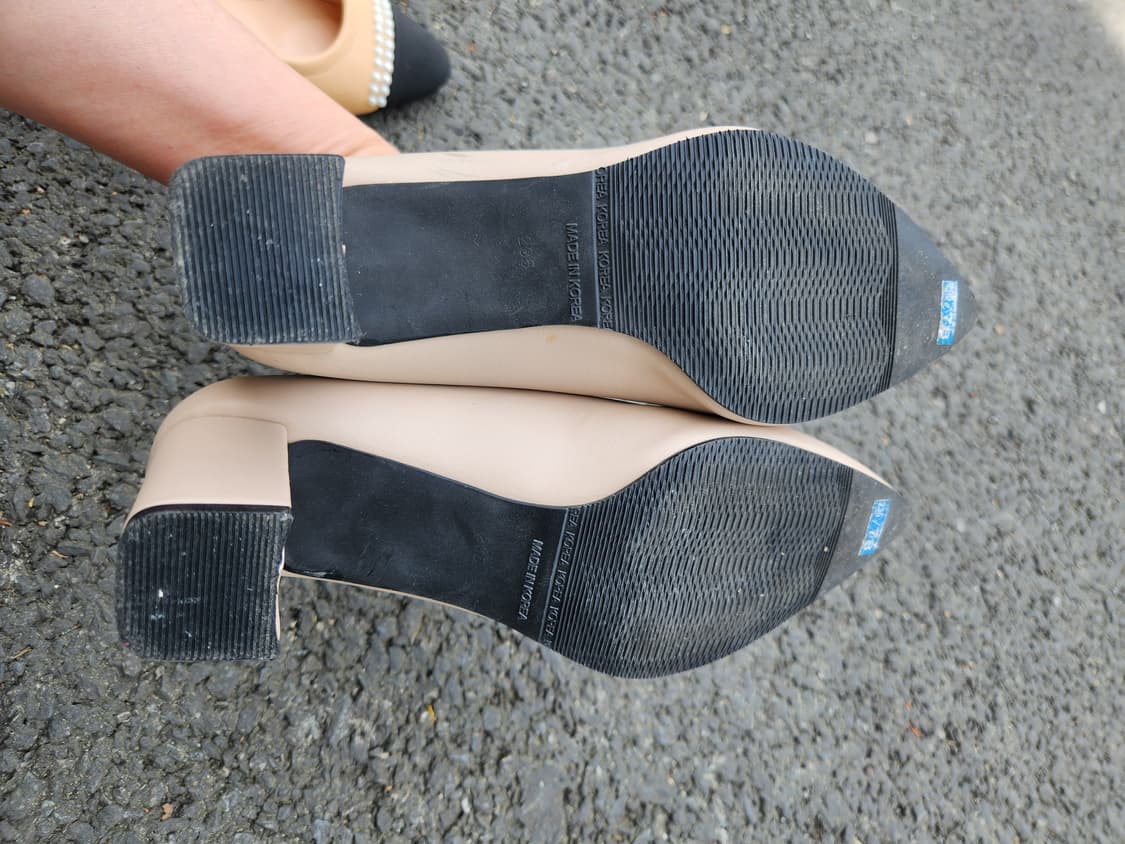 RIPPLE 베이지색 여성 펌프스힐 구두 235 상품이미지3