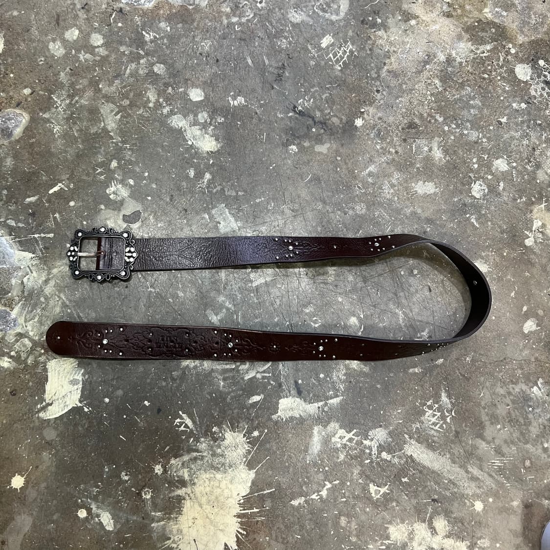 안나수이 빈티지 가죽 웨스턴벨트 남여공용 상품이미지2