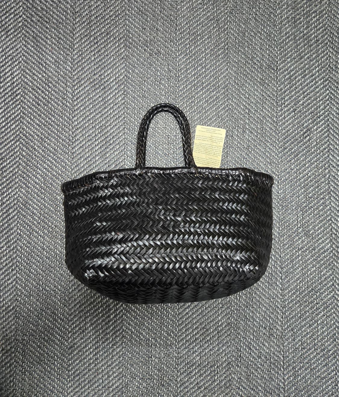 드래곤디퓨전 트리플 점프 스몰 위빙 토트백(모델명 8811) 블랙 상품이미지2