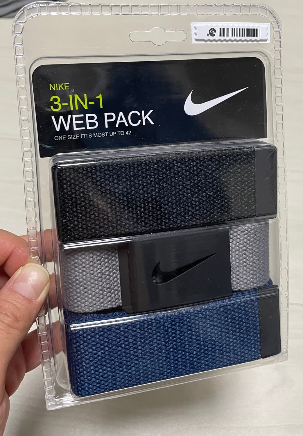 나이키 벨트 3-IN-1 웹 팩 벨트 (새상품) 상품이미지1