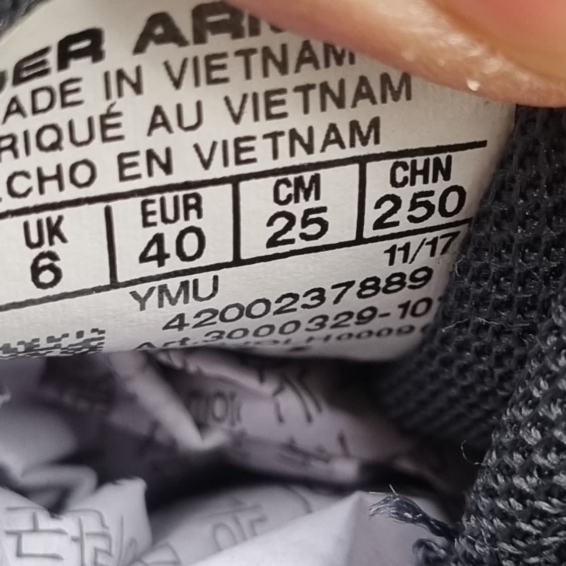 언더아머 얼티메이트 스피드 운동화 250 상품이미지6