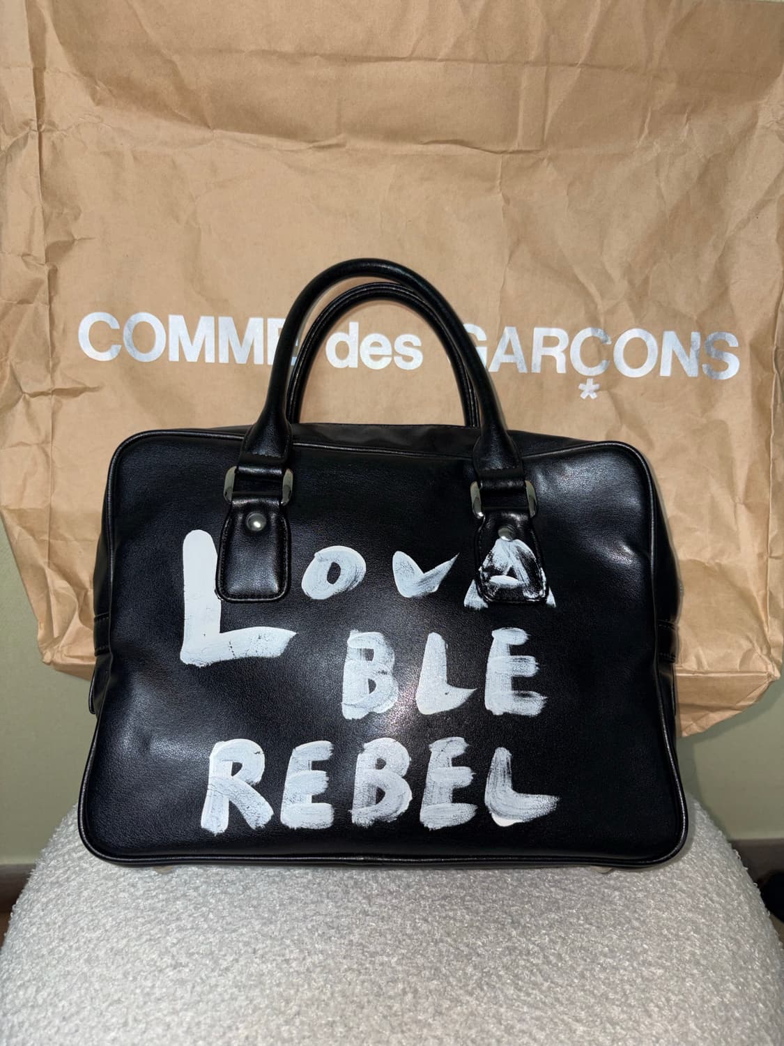 COMME des GARCONS GIRL  핸드 페인트백 (교토 꼼데 ) 상품이미지1