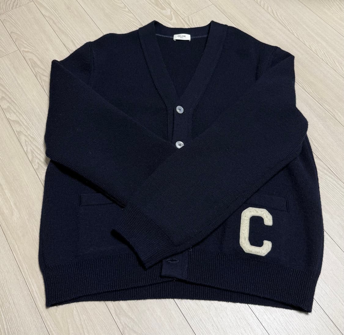 셀린느 울 컬리지 가디건 상품이미지1