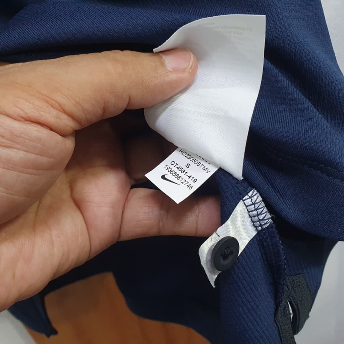 나이키 DRI-FIT 곤색 반팔 골프티(90) 상품이미지4