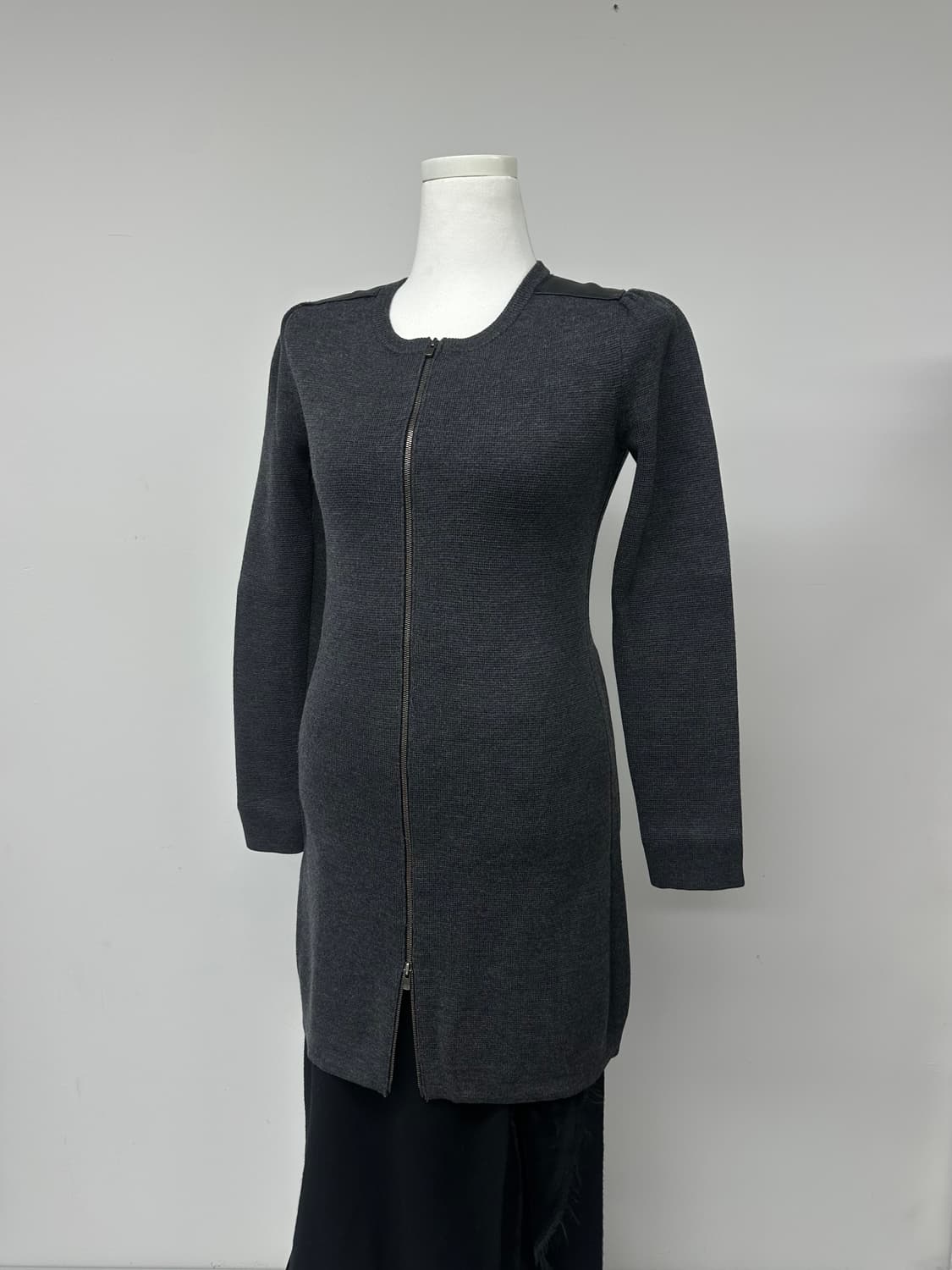 띠어리 양가죽 니트 원피스 자켓 상품이미지10