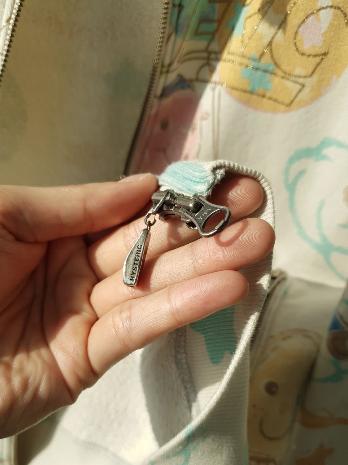 90s Hysteric glamour "Bear Dreme" hoodie 상품이미지8