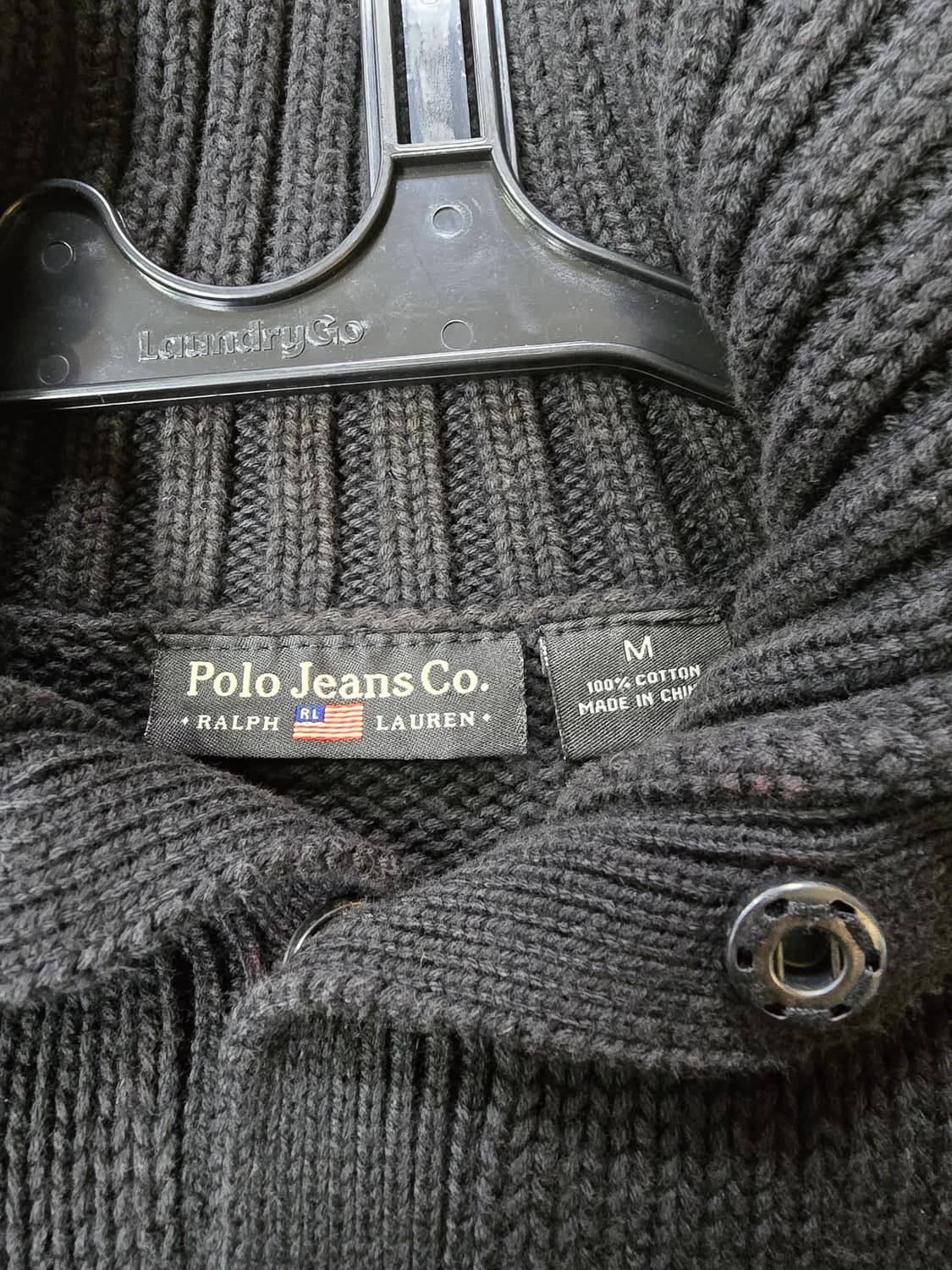 폴로진 블랙 롤넥 니트 스웨터 (1354) 상품이미지3