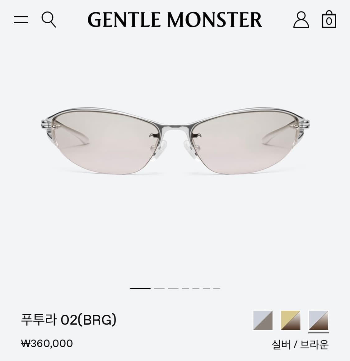 젠틀몬스터 푸투라02 상품이미지1