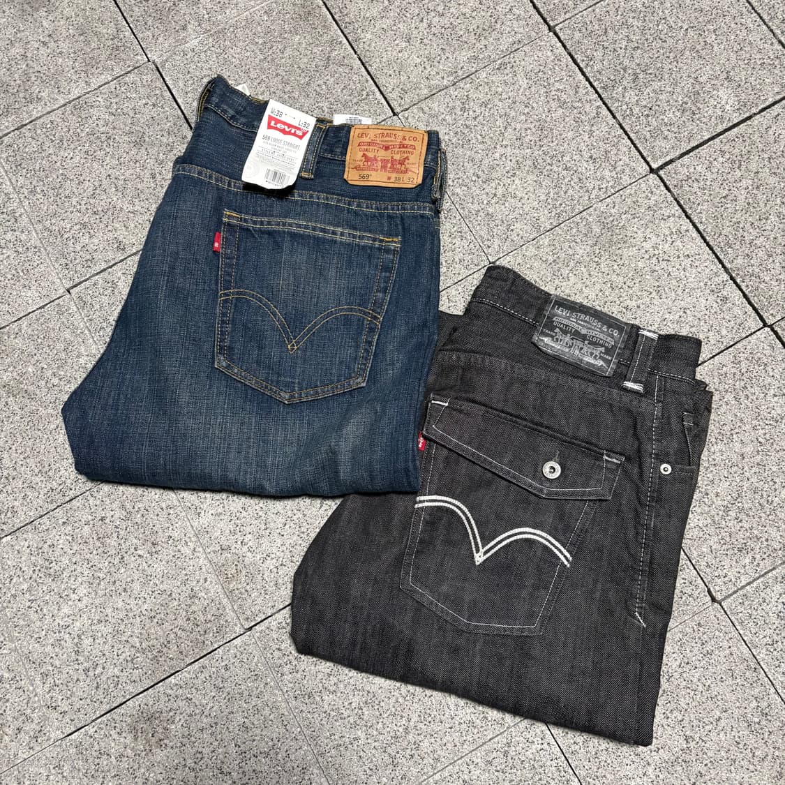 리바이스 569 루즈스트레이트 인디고(데드스탁) 상품이미지7