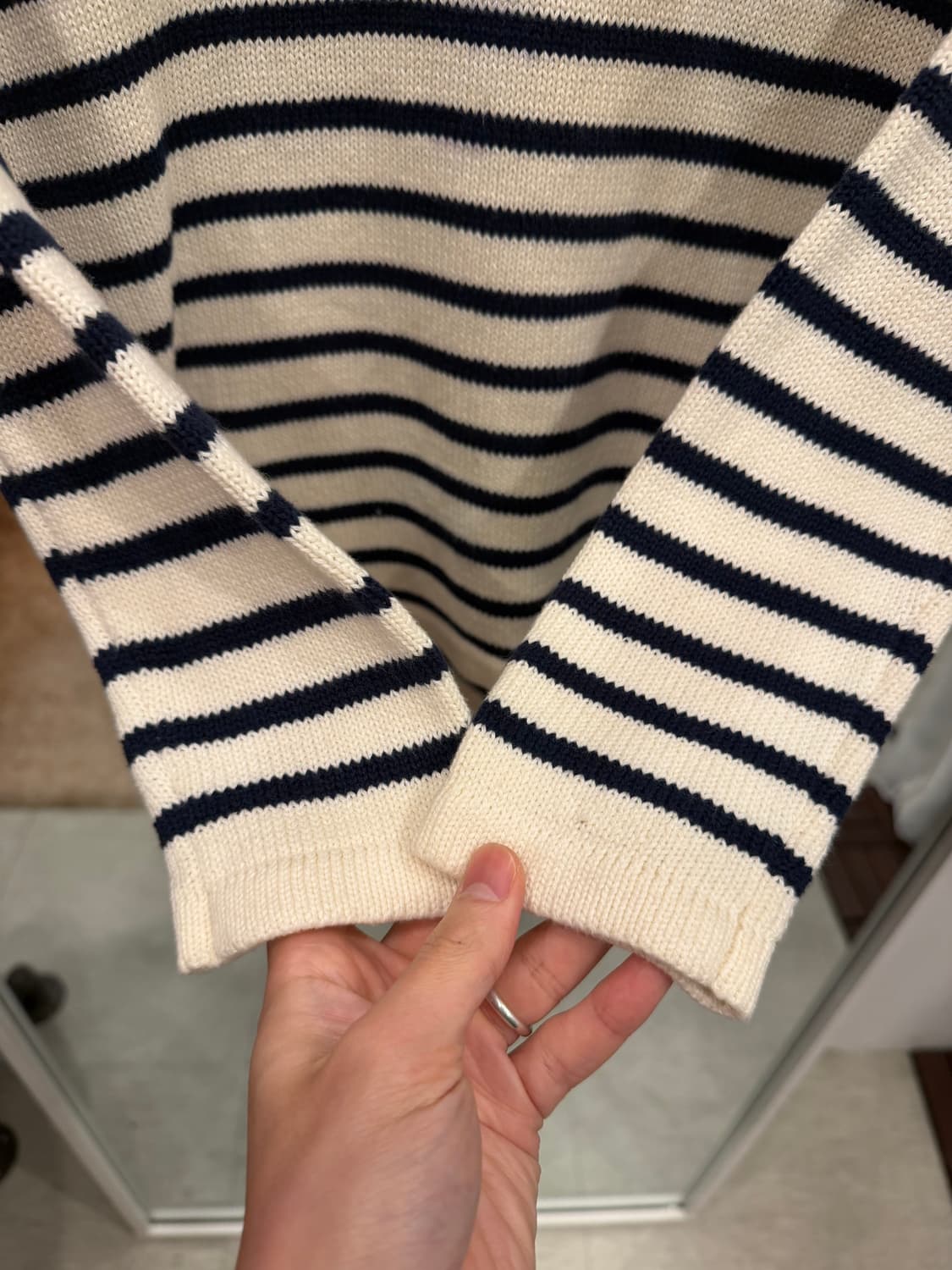 90s Gap 올드갭 스트라이프 코튼 니트 상품이미지3