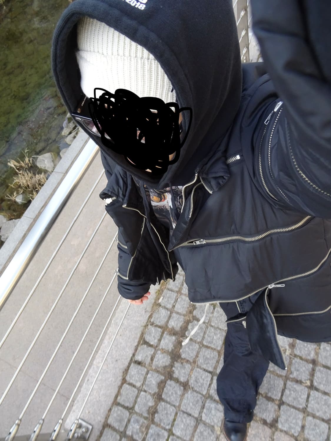 HBA Hood by air zip puffer jacket 상품이미지2