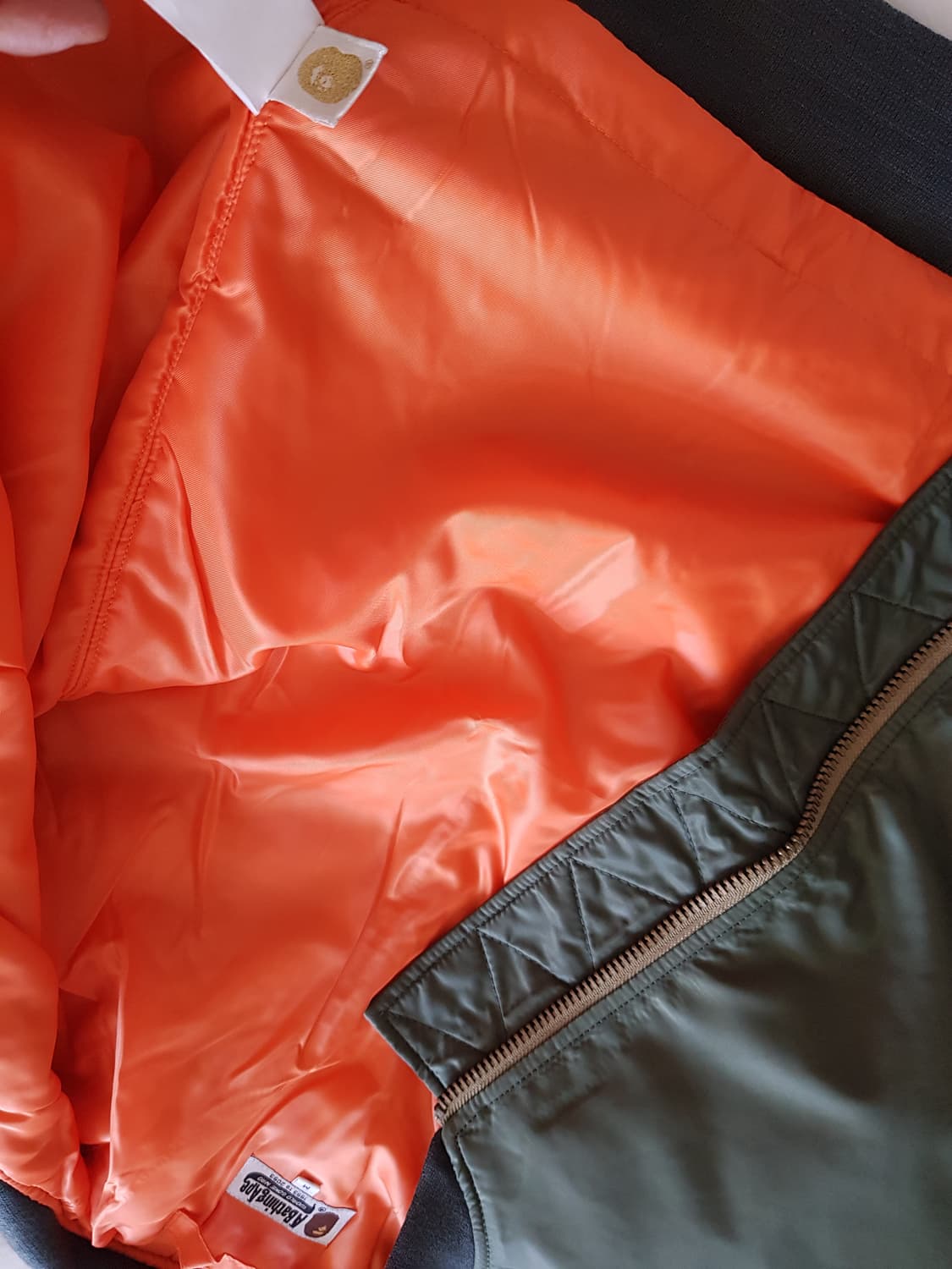 Bape  SHARK MA-1 bomber 쟈켓 상품이미지8