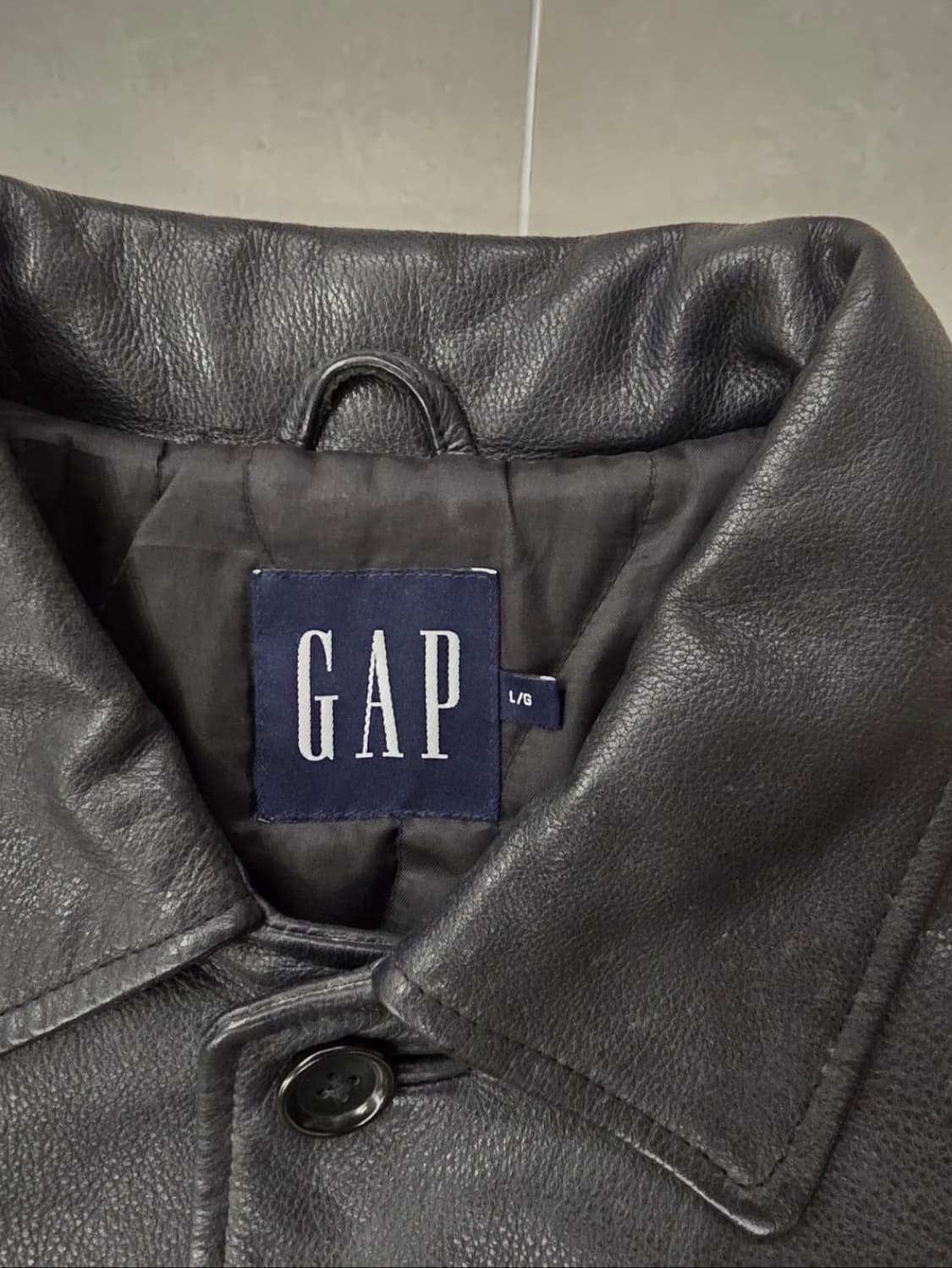 갭 레더 카코트 L 상품이미지3