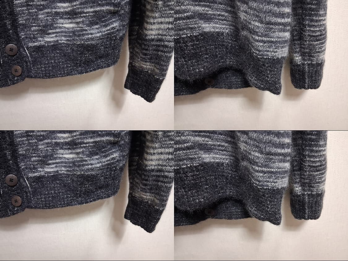 이탈리아 미쏘니 모헤어 리버시블 니트가디건 양면 남성98 100 상품이미지4