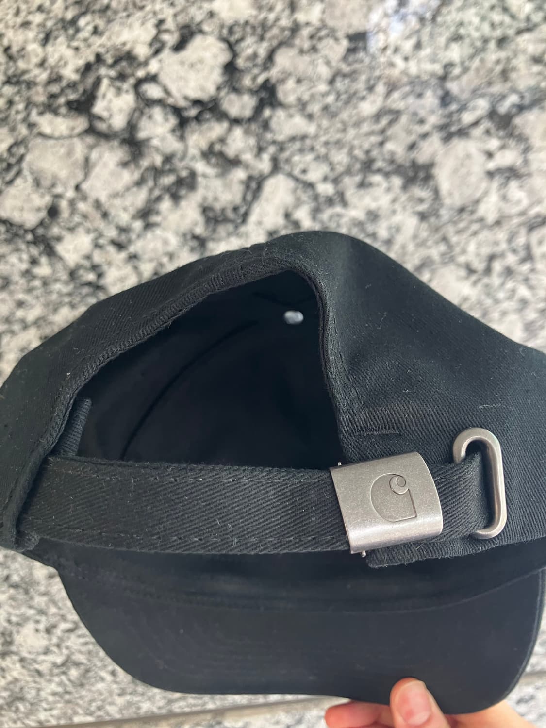 칼하트wip 6패널캡 캡 모자 블랙 상품이미지4