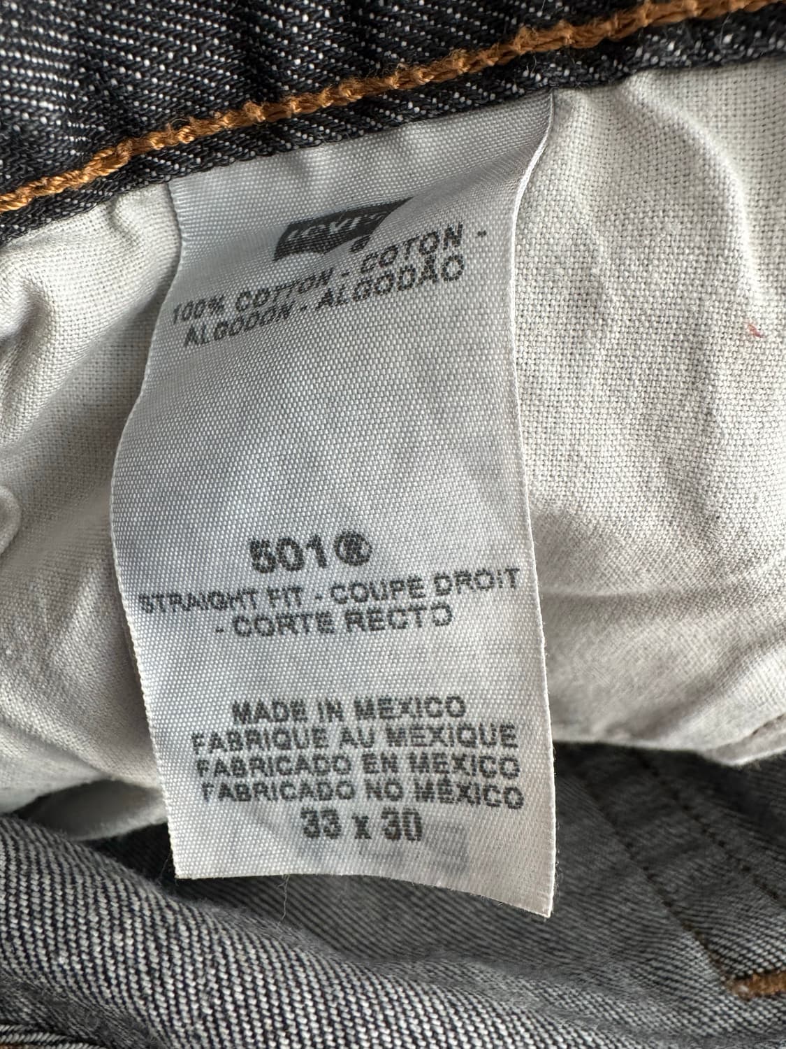 리바이스 빈티지 501 흑청 상품이미지4