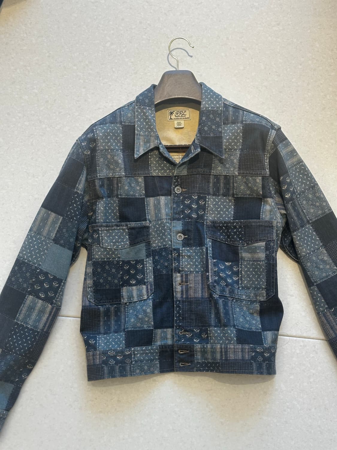 RRL 더블알엘 26 SS 패치워크 프린트 저지 자켓 상품이미지6