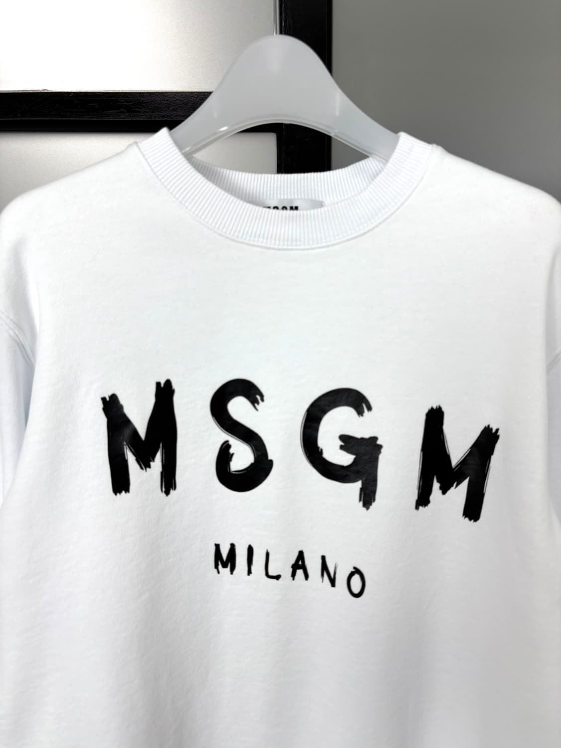  [XL]MSGM 화이트 맨투맨 상품이미지5