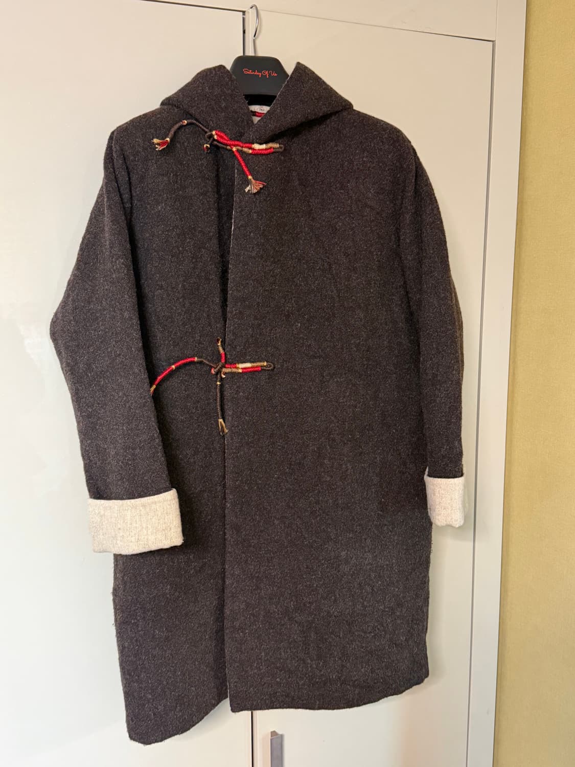 45rpm 더블 페이스 울 후드 코트 상품이미지3